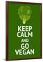 Vegan Poster with Popular Phrase-AlexanderZe-Framed Art Print