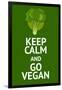 Vegan Poster with Popular Phrase-AlexanderZe-Framed Art Print