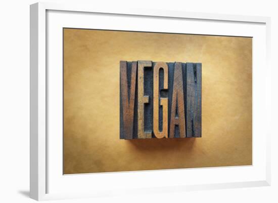 Vegan-enterlinedesign-Framed Photographic Print