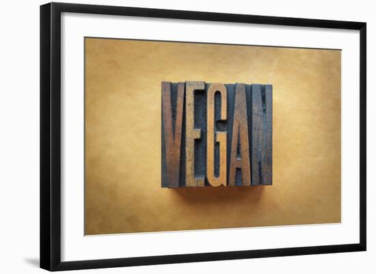 Vegan-enterlinedesign-Framed Photographic Print