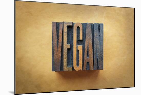 Vegan-enterlinedesign-Mounted Photographic Print