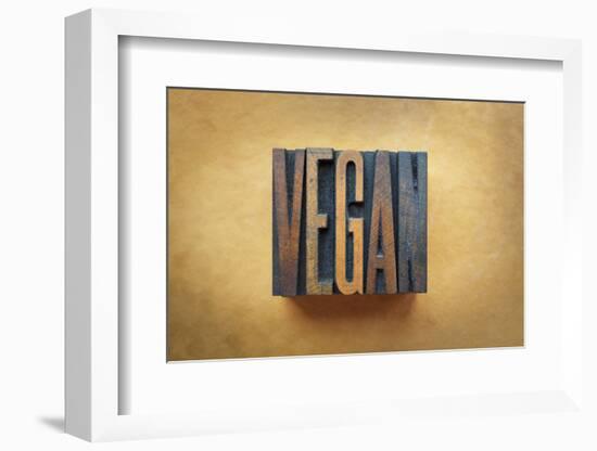 Vegan-enterlinedesign-Framed Photographic Print