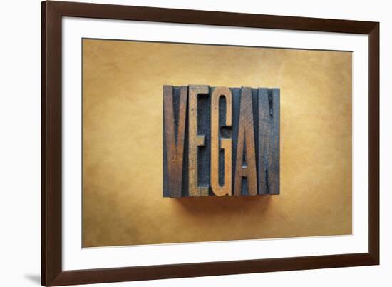 Vegan-enterlinedesign-Framed Photographic Print