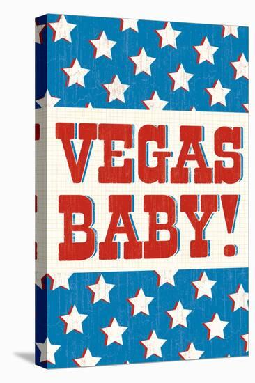 Vegas Baby-Tom Frazier-Stretched Canvas