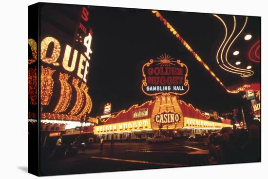 Vegas Lights-null-Stretched Canvas