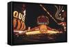 Vegas Lights-null-Framed Stretched Canvas