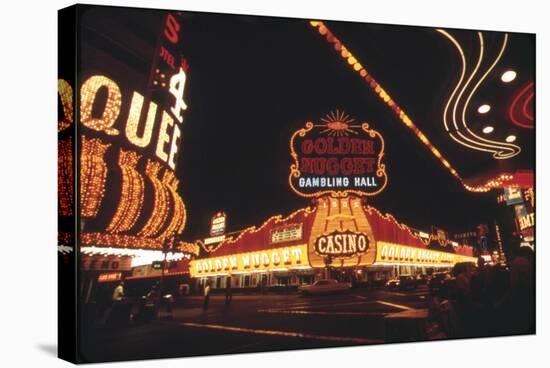 Vegas Lights-null-Stretched Canvas