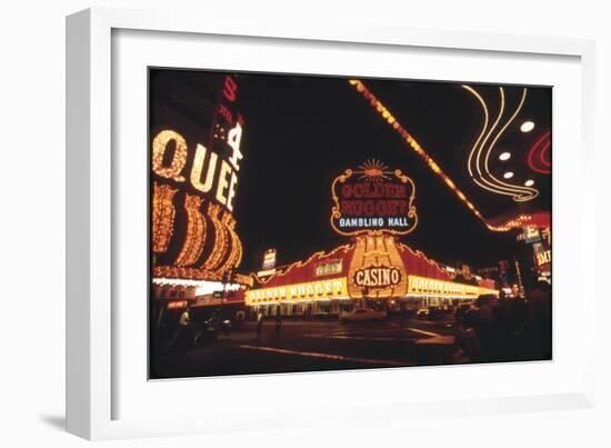 Vegas Lights-null-Framed Photographic Print