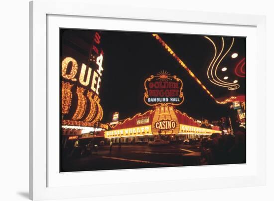Vegas Lights-null-Framed Photographic Print