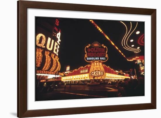 Vegas Lights-null-Framed Photographic Print