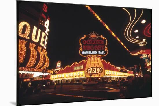 Vegas Lights-null-Mounted Photographic Print