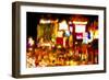 Vegas Night II - In the Style of Oil Painting-Philippe Hugonnard-Framed Giclee Print