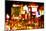 Vegas Night II - In the Style of Oil Painting-Philippe Hugonnard-Mounted Giclee Print