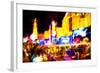 Vegas Show II - In the Style of Oil Painting-Philippe Hugonnard-Framed Giclee Print