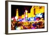 Vegas Show II - In the Style of Oil Painting-Philippe Hugonnard-Framed Giclee Print