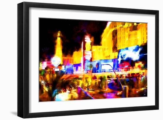 Vegas Show II - In the Style of Oil Painting-Philippe Hugonnard-Framed Giclee Print