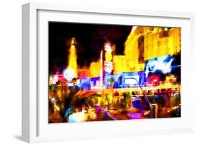 Vegas Show II - In the Style of Oil Painting-Philippe Hugonnard-Framed Giclee Print