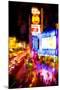 Vegas Show - In the Style of Oil Painting-Philippe Hugonnard-Mounted Giclee Print