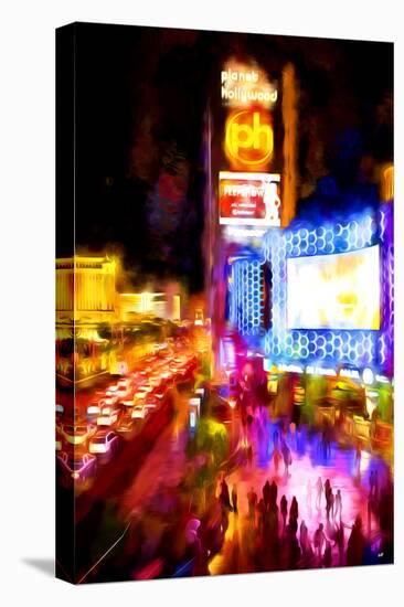 Vegas Show - In the Style of Oil Painting-Philippe Hugonnard-Stretched Canvas