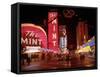 Vegas Strip Lights 1973-null-Framed Stretched Canvas