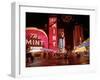 Vegas Strip Lights 1973-null-Framed Premium Photographic Print