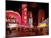 Vegas Strip Lights 1973-null-Mounted Photographic Print