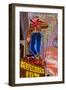 Vegas Vic Cowboy Neon Sign, Fremont Experience, Las Vegas-Michael DeFreitas-Framed Photographic Print