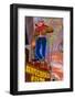 Vegas Vic Cowboy Neon Sign, Fremont Experience, Las Vegas-Michael DeFreitas-Framed Premium Photographic Print