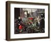 Vegetable and Flower Market-Arnout de Muyser-Framed Giclee Print