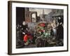 Vegetable and Flower Market-Arnout de Muyser-Framed Giclee Print