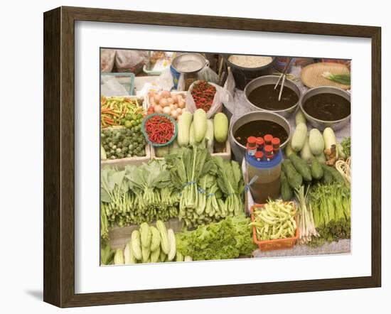 Vegetable and Food, Khon Kaen, Thailand-Gavriel Jecan-Framed Photographic Print