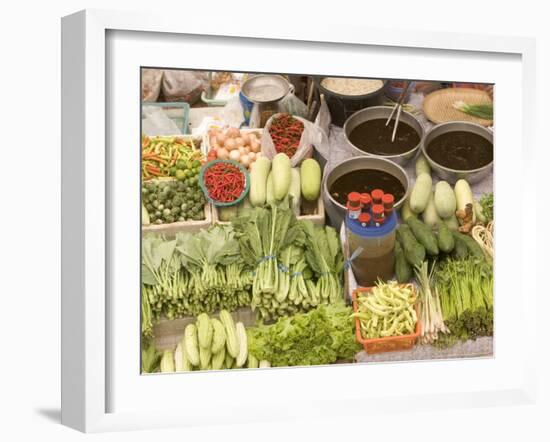 Vegetable and Food, Khon Kaen, Thailand-Gavriel Jecan-Framed Photographic Print