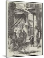 Vegetable Bazaar in Sirinagur, Cashmere-William Carpenter-Mounted Giclee Print