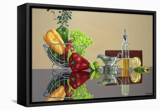 Vegetable Bowl-Eduardo Camoes-Framed Stretched Canvas