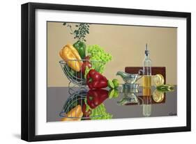 Vegetable Bowl-Eduardo Camoes-Framed Giclee Print