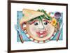 Vegetable Cotlet Face Plate-Renate Holzner-Framed Premium Giclee Print