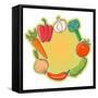 Vegetable Design-smilewithjul-Framed Stretched Canvas