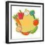 Vegetable Design-smilewithjul-Framed Premium Giclee Print