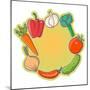 Vegetable Design-smilewithjul-Mounted Premium Giclee Print