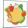 Vegetable Design-smilewithjul-Mounted Art Print