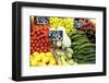 Vegetable Display at Nagycsarnok Market, Budapest, Hungary, Europe-Richard Nebesky-Framed Photographic Print