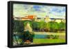 Vegetable Famers in Vauguirard-Paul Gauguin-Framed Poster