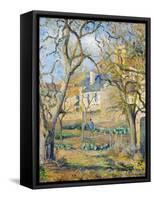 Vegetable Garden, 1878-Camille Pissarro-Framed Stretched Canvas