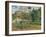 Vegetable Garden at the Hermitage, Pontoise-Camille Pissarro-Framed Art Print