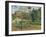 Vegetable Garden at the Hermitage, Pontoise-Camille Pissarro-Framed Art Print