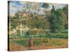 Vegetable Garden at the Hermitage, Pontoise-Camille Pissarro-Stretched Canvas