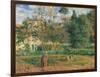 Vegetable Garden at the Hermitage, Pontoise-Camille Pissarro-Framed Art Print