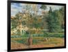 Vegetable Garden at the Hermitage, Pontoise-Camille Pissarro-Framed Art Print