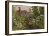 Vegetable garden, Schrobenhausen, Germany-Franz Von Lenbach-Framed Giclee Print