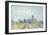 Vegetable Gardens and the Moulin de Blute-Fin on Montmartre, 1887-Vincent van Gogh-Framed Giclee Print